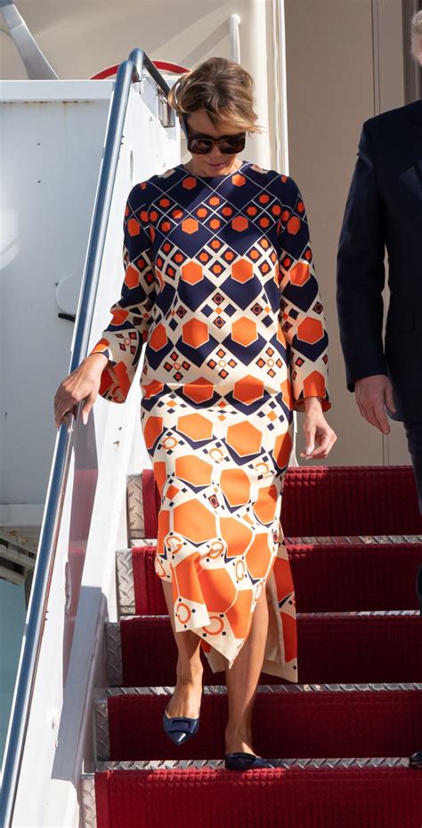 gucci caftan dress melania|Melania trump Gucci dress.